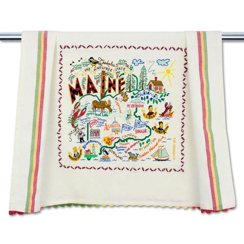 Geography Towel: Maine