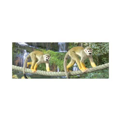  3d Bookmark : Monkeys