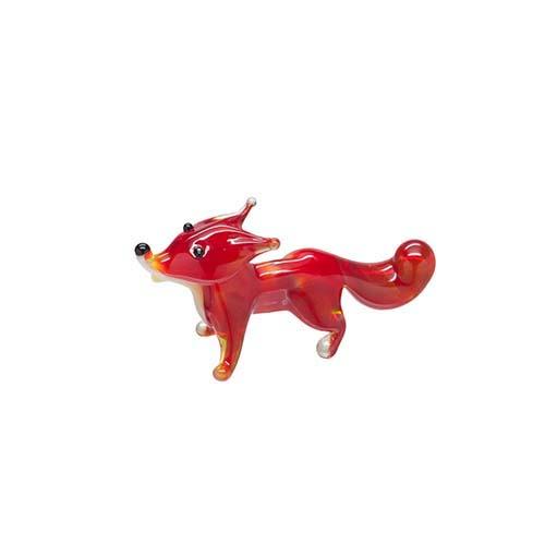 Medium Glass Miniature Fox