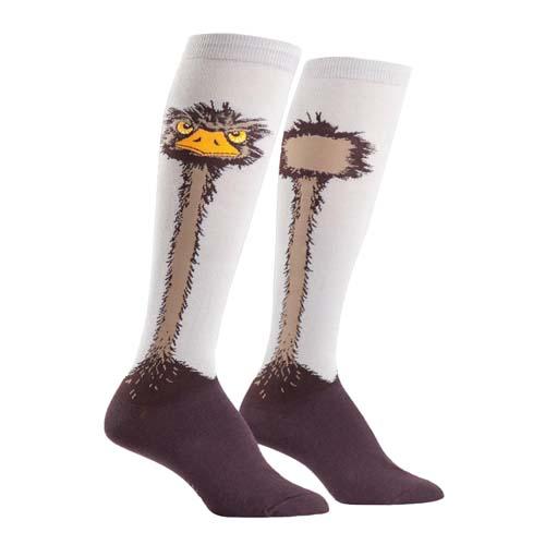Knee Socks: Ostrich