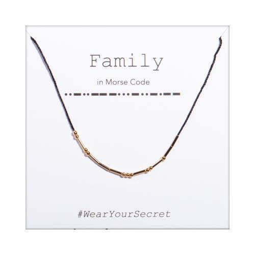 Wear Your Secret Necklace: Family/Gold