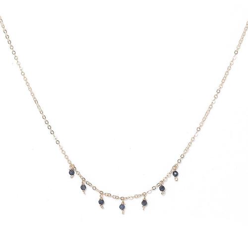 Cuy Necklace: Blue Sapphire