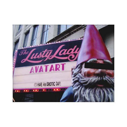 Gnome Seattle Postcard: Lusty Lady