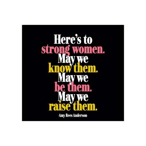 Magnet: Here's to Strong Women