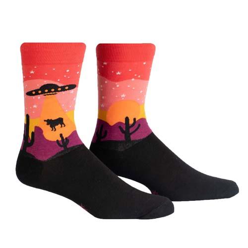 Men's Crew Socks: Area 51